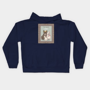 Bulldog Family Kids Hoodie